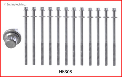 Cylinder Head Bolt Set - 2013 Subaru XV Crosstrek 2.0L (HB308.A8)