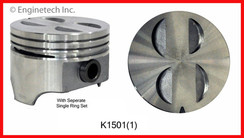 Piston and Ring Kit - 1990 Mercury Grand Marquis 5.0L (K1501(1).K379)