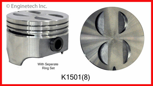 Piston and Ring Kit - 1985 Ford E-150 Econoline 5.0L (K1501(8).L3110)