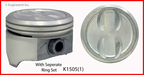 Piston and Ring Kit - 1991 GMC C1500 4.3L (K1505(1).L1237)