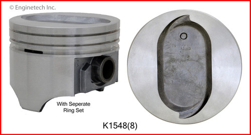 Piston and Ring Kit - 1986 Ford F-250 7.5L (K1548(8).L1464)