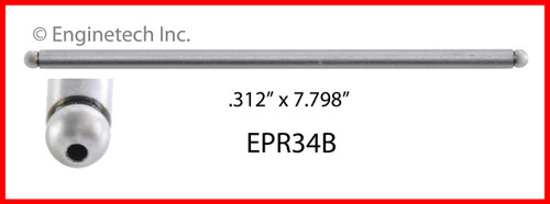 Push Rod - 1987 Chevrolet V10 Suburban 5.7L Engine - EPR34BZE4842