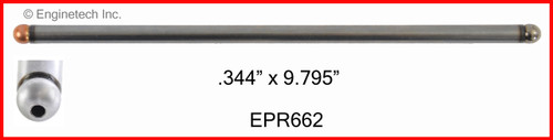 2005 Ford F-550 Super Duty 6.0L Engine Push Rod EPR662 -17