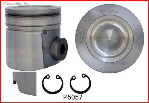 Piston Set - 2004 Dodge Ram 2500 5.9L Engine - P5057(6)ZE18