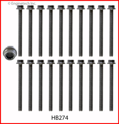 Cylinder Head Bolt Set - 2007 Audi A3 Quattro 3.2L Engine - HB274ZE12