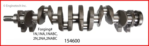 Crankshaft Kit - 1985 Ford Bronco 4.9L Engine - 154600ZE244