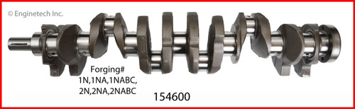 Crankshaft Kit - 1988 Ford E-350 Econoline 4.9L Engine - 154600ZE287