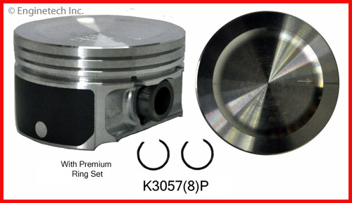 Piston and Ring Kit - 2004 Ford E-250 5.4L Engine - K3057(8)ZE468