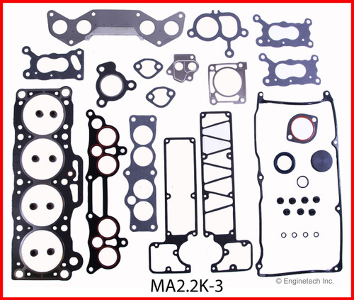 1993 Mazda B2200 2.2L Engine Gasket Set MA2.2K-3 -11