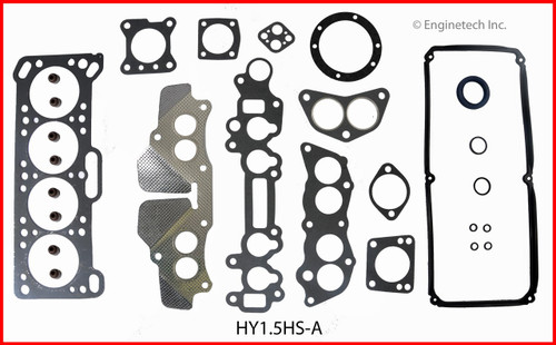 1990 Mitsubishi Mirage 1.5L Engine Gasket Set MI1.5K-1 -7