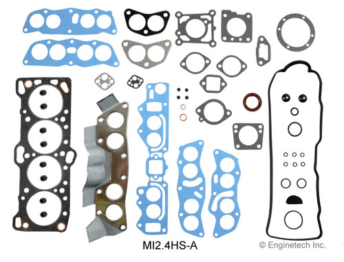 1991 Mitsubishi Mighty Max 2.4L Engine Cylinder Head Gasket Set MI2.4HS-A -14