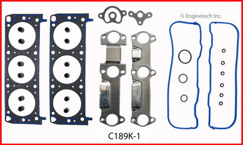1991 Chevrolet Cavalier 3.1L Engine Gasket Set C189K-1 -17