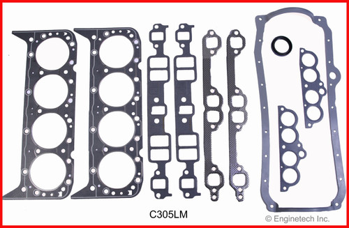 1986 Pontiac Parisienne 5.0L Engine Gasket Set C305LM -53