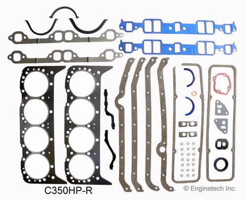 1985 GMC G2500 5.7L Engine Gasket Set C350HP-R -439
