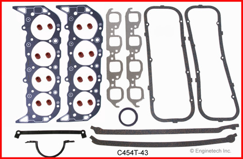 1990 GMC V3500 7.4L Engine Gasket Set C454T-43 -145