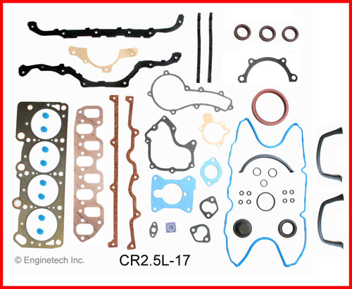 1994 Dodge Shadow 2.5L Engine Gasket Set CR2.5L-17 -93