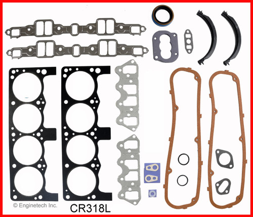 1991 Dodge Ramcharger 5.2L Engine Gasket Set CR318L -14
