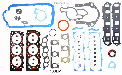 1998 Ford Taurus 3.0L Engine Gasket Set F183D-1 -12