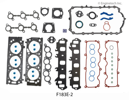 1999 Mazda B3000 3.0L Engine Gasket Set F183E-2 -4
