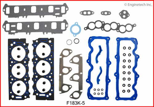 1988 Ford Aerostar 3.0L Engine Gasket Set F183K-5 -3