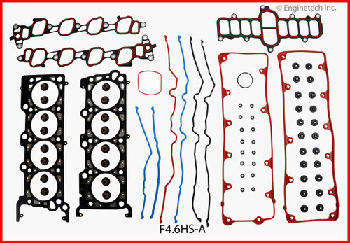 2004 Ford Mustang 4.6L Engine Cylinder Head Gasket Set F4.6HS-A -18