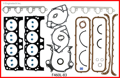 1987 Ford F-250 7.5L Engine Gasket Set F460L-83 -10