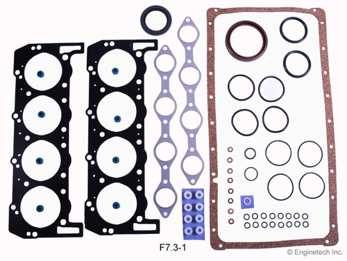 1992 Ford E-350 Econoline 7.3L Engine Gasket Set F7.3-1 -21