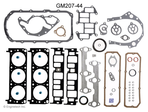 1993 Pontiac Firebird 3.4L Engine Gasket Set GM207-44 -2
