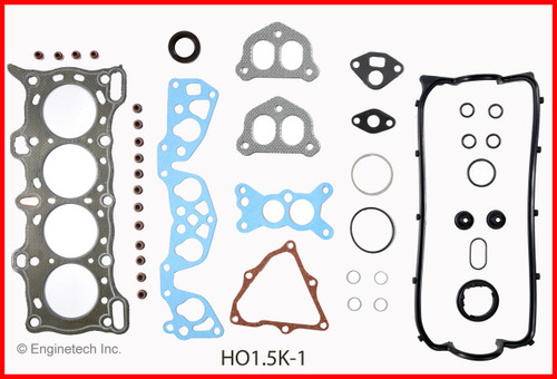 1988 Honda Civic 1.6L Engine Gasket Set HO1.5K-1 -3