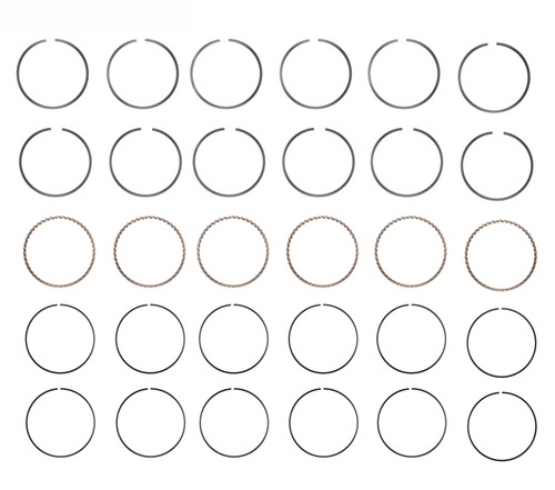 1961-1987 Chrysler, Dodge, Ram 3.7L 225ci OHV L6 12V 3.400" Bore Piston Ring Set R34056 -EP6