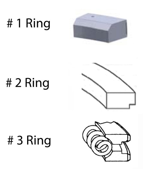 2011-2016 Scion 2.5L 2494ci DOHC L4 16V 2ARFE 90.00mm Bore Piston Ring Set S90004 -EP2