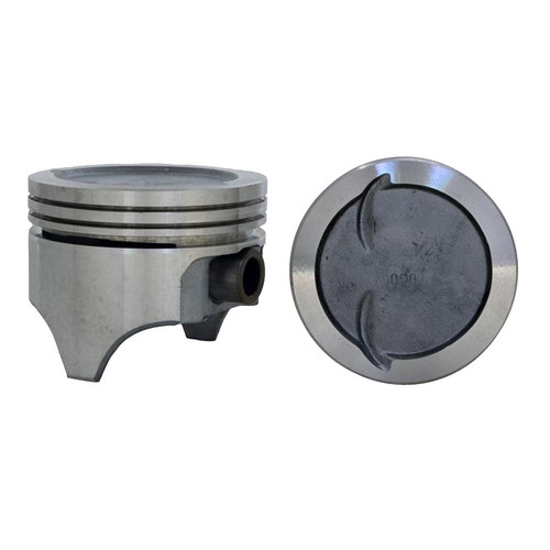 Piston Set - GM Chevrolet 5.7L 350 305 Cylinder Heads Hd Dish Top - Enginetech P1524(8)