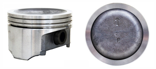 Piston Single - GM Buick 3.8L 231 Vin C L Dish Top Ex S/C - Enginetech P1581(1)