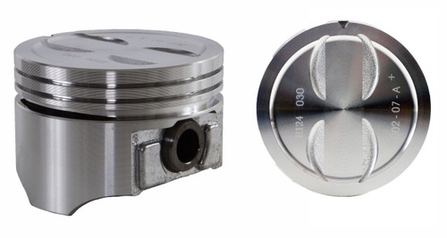 Piston (Single) - GM Chevrolet 4.3L 265 5.0L 3 05 Dish Top Shallow Oil Ring - Enginetech P3042(1)