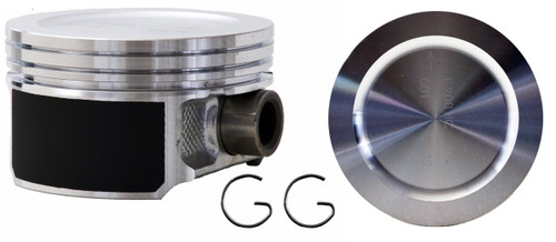 Piston Set (Qty. 8) - Ford 5.4L 330 Coated Skirt - Enginetech P3057(8)