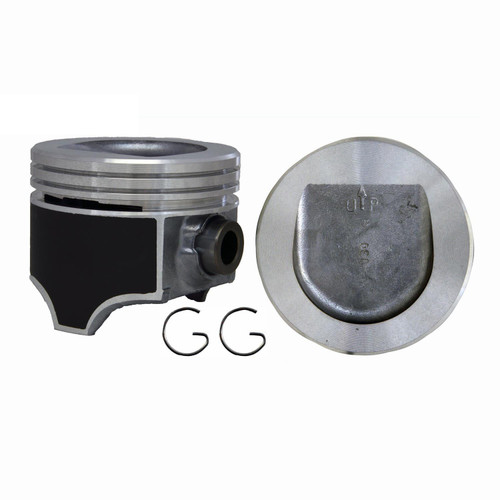 Piston Set - GM Oldsmobile 5.0L 307 Coated Skirt. Replaces P3006 - Enginetech P3087(8)