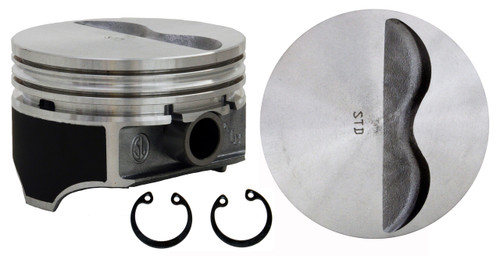 Piston Set - GM Chevrolet 383 Hyper Coated Claimer 5.7" Rod P3075 - Enginetech P3093(8)
