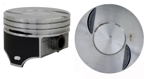 Piston Set - GM Chevrolet 7.4L 454 Truck Dish Top Hyper Coated Skirt - Enginetech P5019(8)