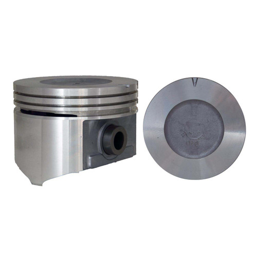 Piston Set - GM Cadillac 500 (74-76) Round Dish Top - Enginetech P6011(8)