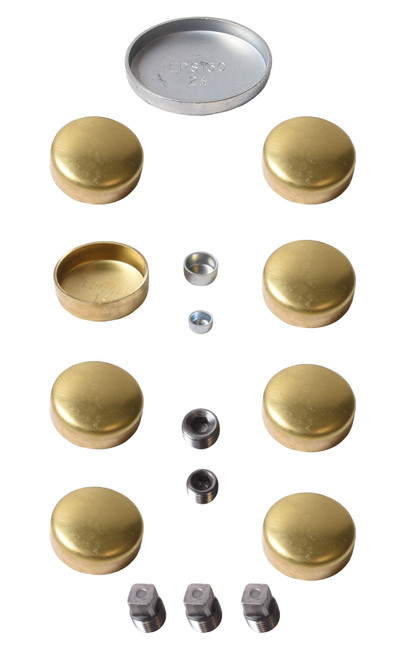 Expansion Plug Kit - Exp Plug Kit GM Chevrolet Isuzu 4.3L 262 - Enginetech PK185B