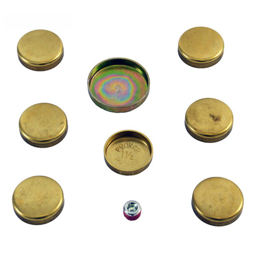 Brass Freeze Plug Kit - Ford 2.9L 177 - Enginetech PK250B
