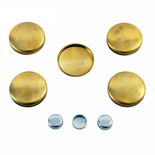 Brass Freeze Plug Kit - Chrysler Dodge 2.2L 135 2.5L 153 - Enginetech PK56B