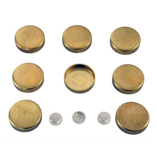 Brass Freeze Plug Kit - Chrysler 3.5L 215 Car - Enginetech PK68B