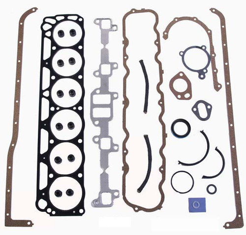 Full Gasket Set - Ford 2.4L 144 2.8L 170 3.3L 200 With Rope Rear Main Seal - Enginetech F200-1