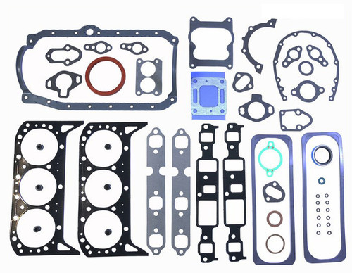 Full Gasket Set - Marine Chevrolet 262 Standard Rot One Pc Rear Main .400" Vc Gasket - Enginetech M262L-1