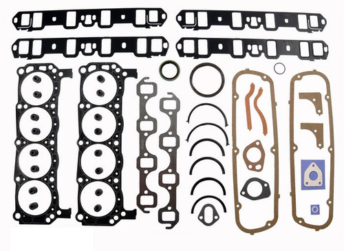 Full Gasket Set - Marine Ford 302 Standard Rot 4 Pc Oil Pan Before 1995 - Enginetech M302-A