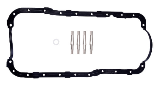 Gasket - Oil Pan - Gasket Oil Pan Ford 351W One Piece Molded Rubber - Enginetech OF351W