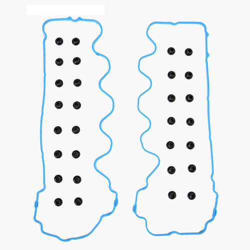 Valve Cover Gasket - Gasket Ford 4.6L 5.4L SOHC Valve Cover Set With Grommets - Enginetech VCF330-C