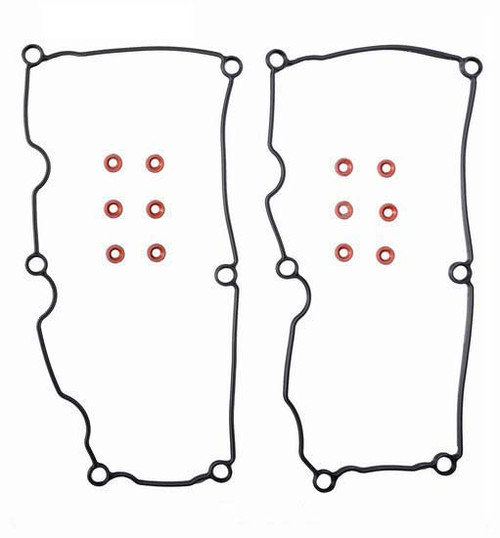 Valve Cover Gasket - Gasket Ford 4.0L SOHC Valve Cover Set With Grommets - Enginetech VCF4.0-C