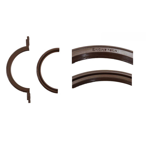 Rear Main Seal - Seal R Main AMC Jeep 242 258 2PC Dbl Lip Viton - Enginetech S0591